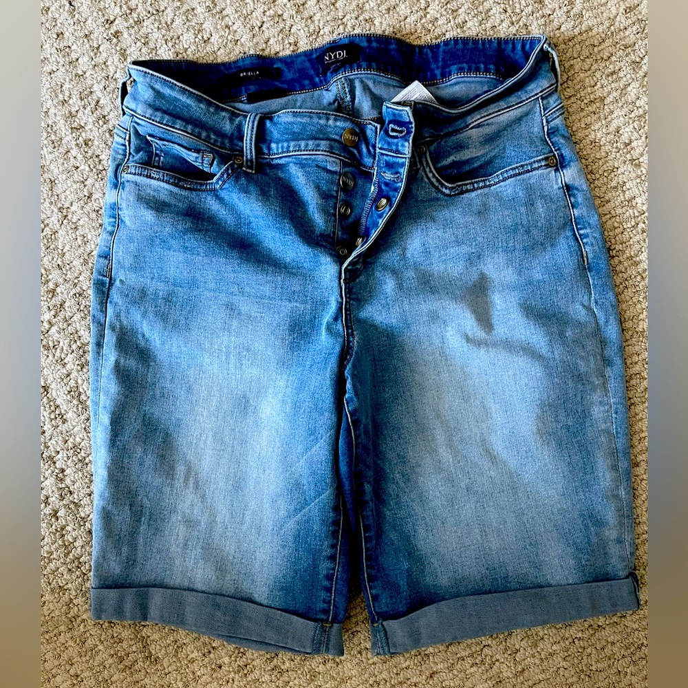 NYDJ Briella 11 Inch Denim Shorts